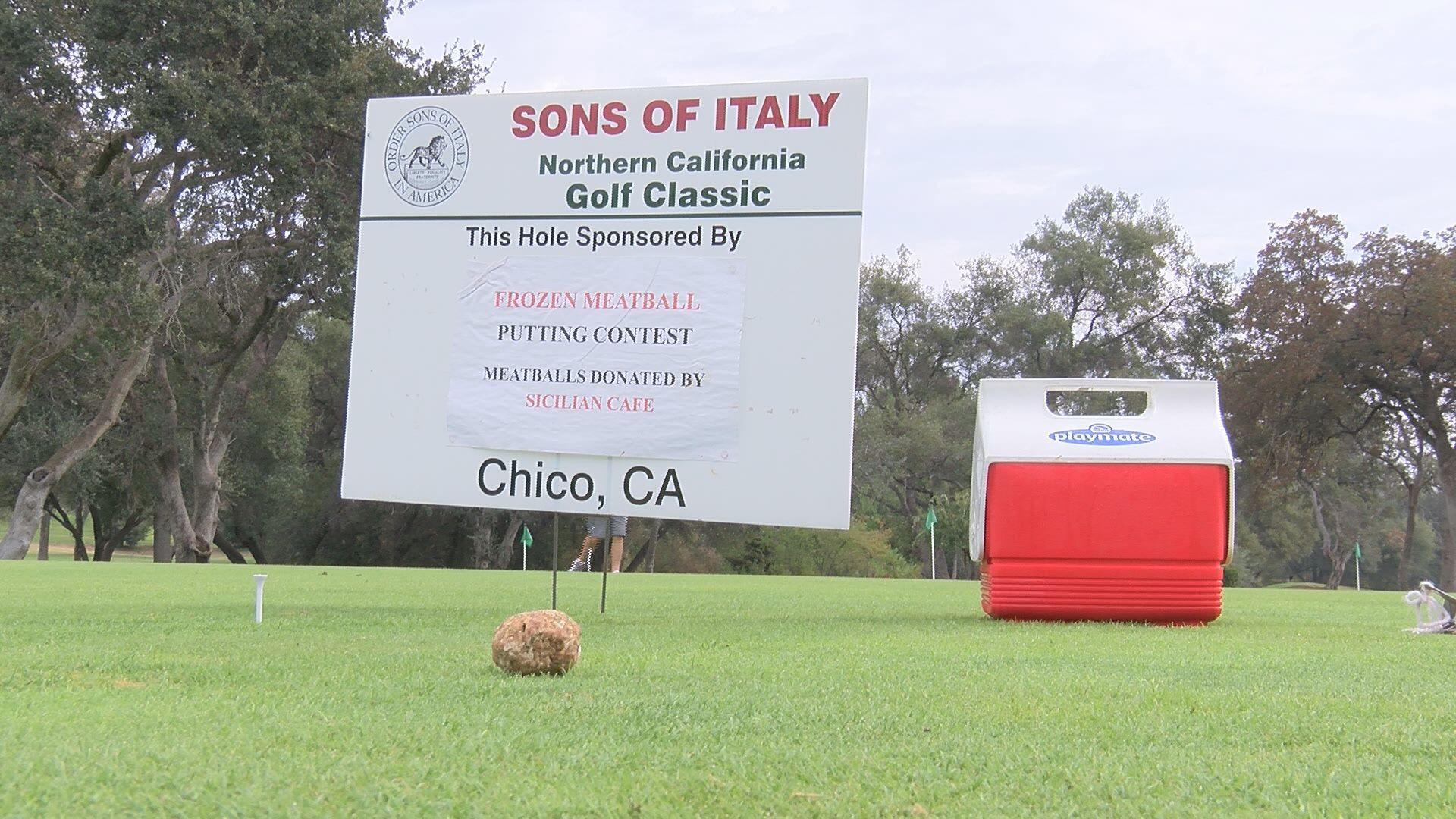 Chico Sons and Daughters of Italy Meatball Putting